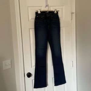 JCrew Curvy Full Length Demi Bootcut Jeans - Vintage Midnight Wash - Size 4T